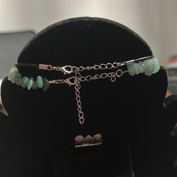 Green Aventurine Necklace Set Crystal and Beaded - Picture 4 of 4